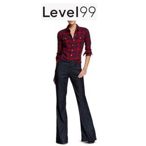 Anthropologie Level 99 Tanya High Rise Flare